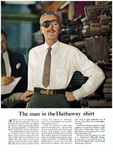 Ogilvy was the man in the Hathaway Shirt.